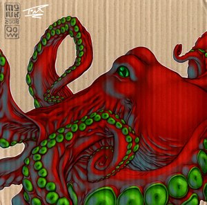Cardboard Octopus: Monk by Nubry